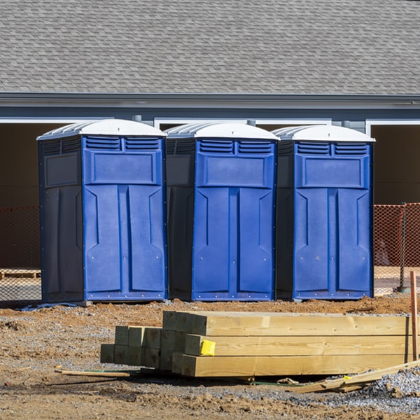 do you offer hand sanitizer dispensers inside the portable toilets in Ebony Virginia